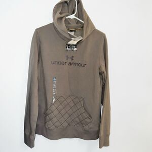 Under Armour ColdGear Hoodie Womens Medium Real Tree Camo Fleece Pullover UA